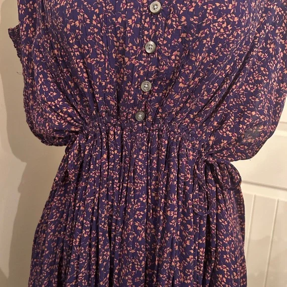 Free People Purple Floral Dress - Picture 4 of 10